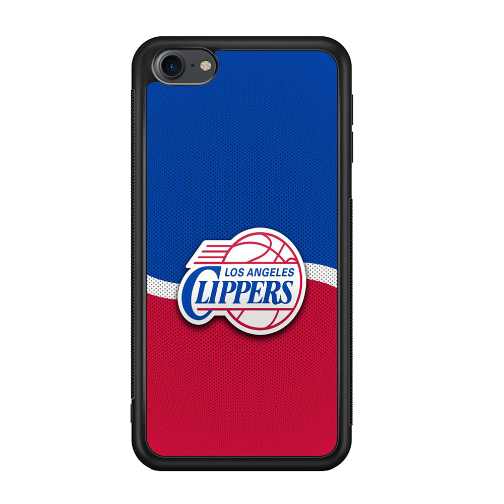 NBA Los Angeles Clippers Basketball 002 iPod Touch 6 Case-Phone Case-Rubber White (2D Case)-Altracase
