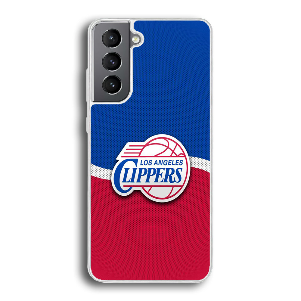 NBA Los Angeles Clippers Basketball 002 Samsung Galaxy S22 Case-Phone Case-Rubber White (2D Case)-Altracase