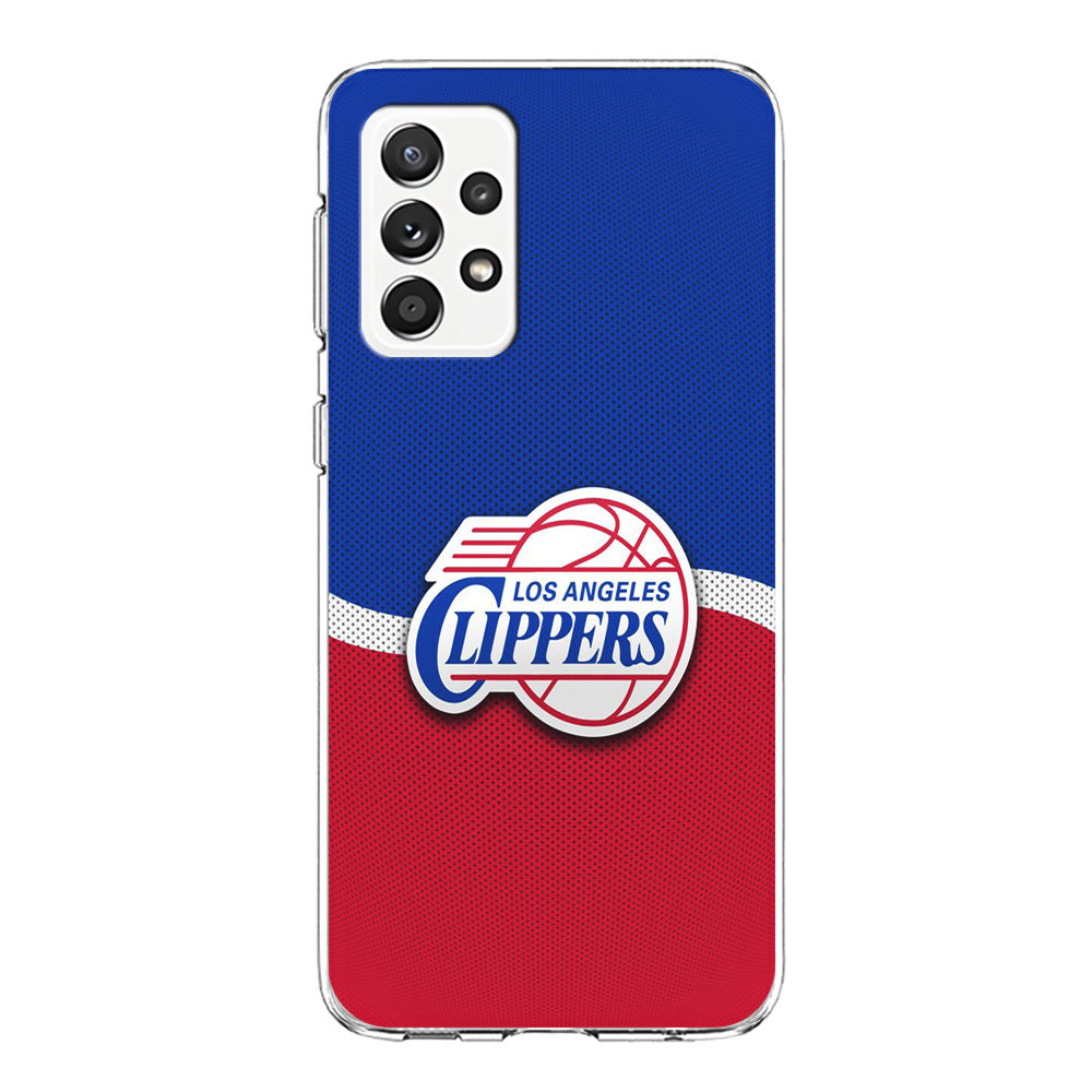 NBA Los Angeles Clippers Basketball 002 Samsung Galaxy A72 Case-Phone Case-Clear Soft Case-Altracase