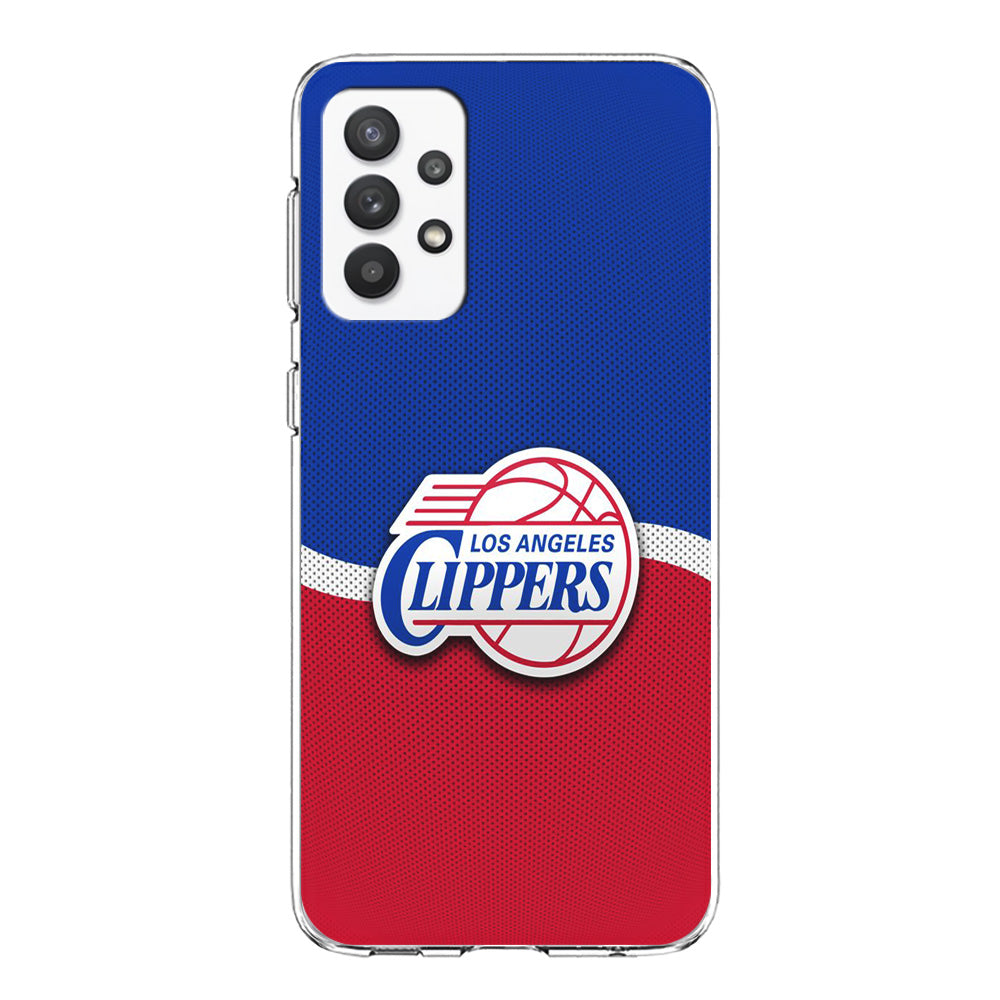 NBA Los Angeles Clippers Basketball 002 Samsung Galaxy A32 Case-Phone Case-Clear Soft Case-Altracase