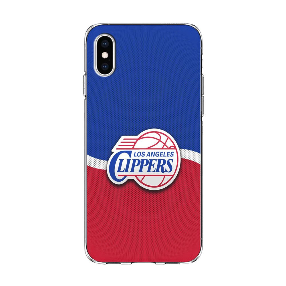 NBA Los Angeles Clippers Basketball 002 iPhone Xs Case-Phone Case-Clear Soft Case-Altracase