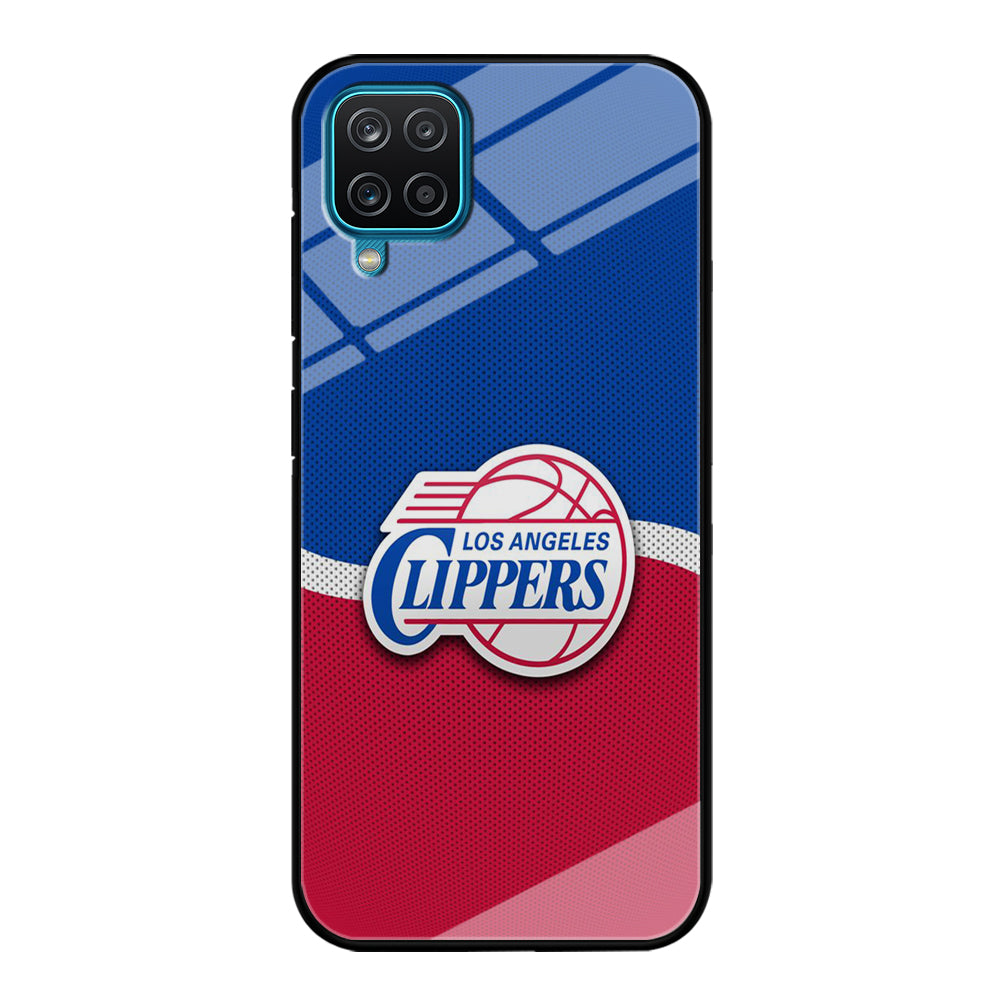 NBA Los Angeles Clippers Basketball 002 Samsung Galaxy A12 Case-Phone Case-Tempered Glass Case-Altracase