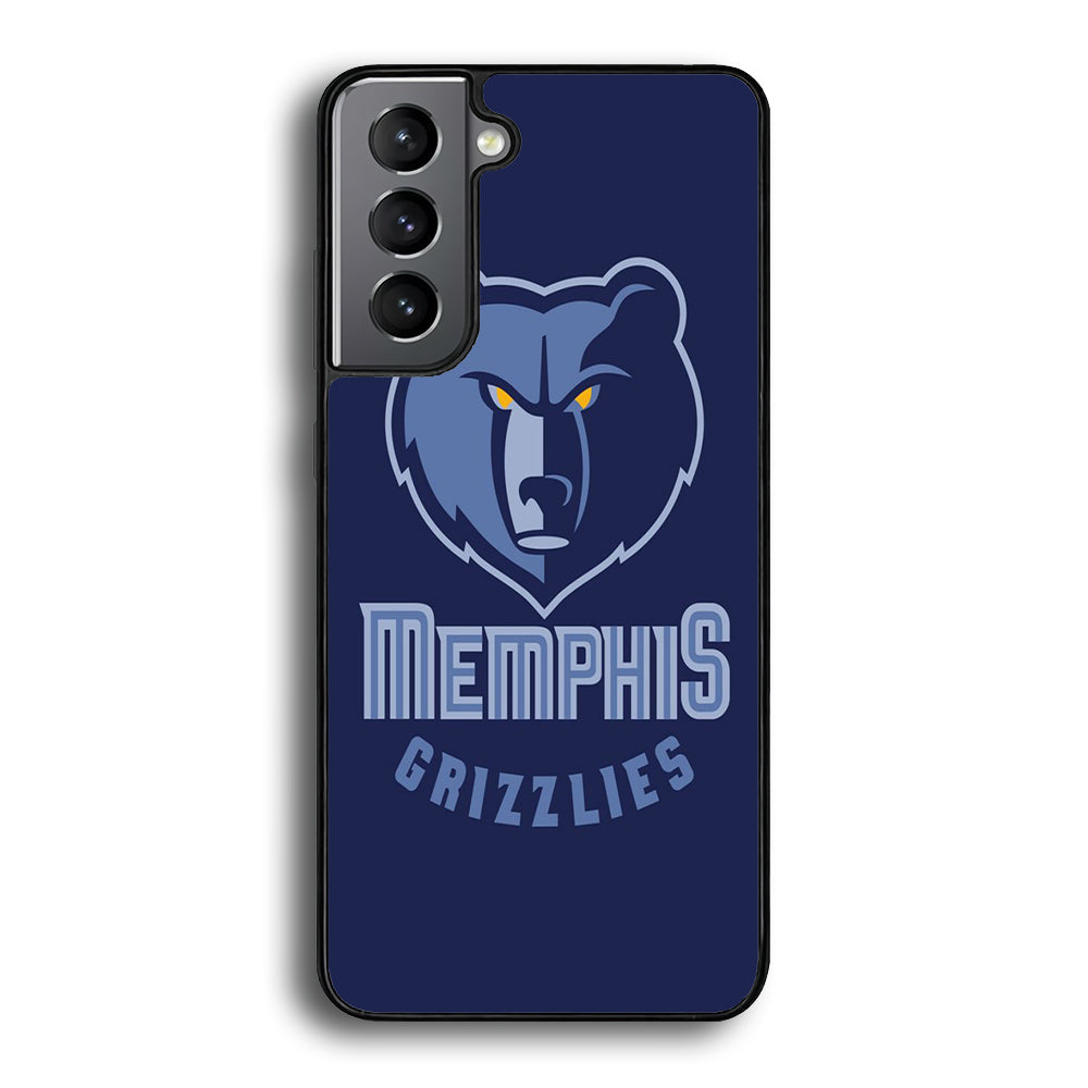 NBA Memphis Grizzlies Basketball 001 Samsung Galaxy S24 Case-Phone Case-Rubber Black (2D Case)-Altracase