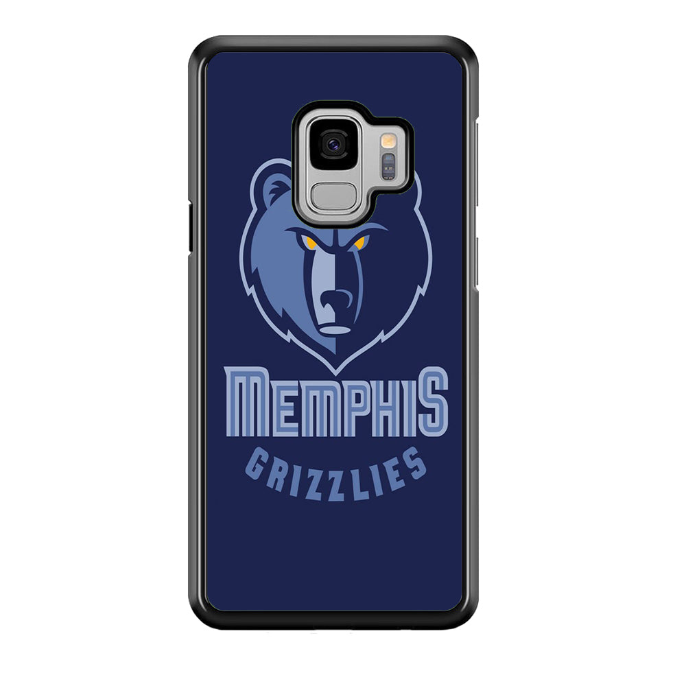 NBA Memphis Grizzlies Basketball 001 Samsung Galaxy S9 Case-Phone Case-Rubber Black (2D Case)-Altracase