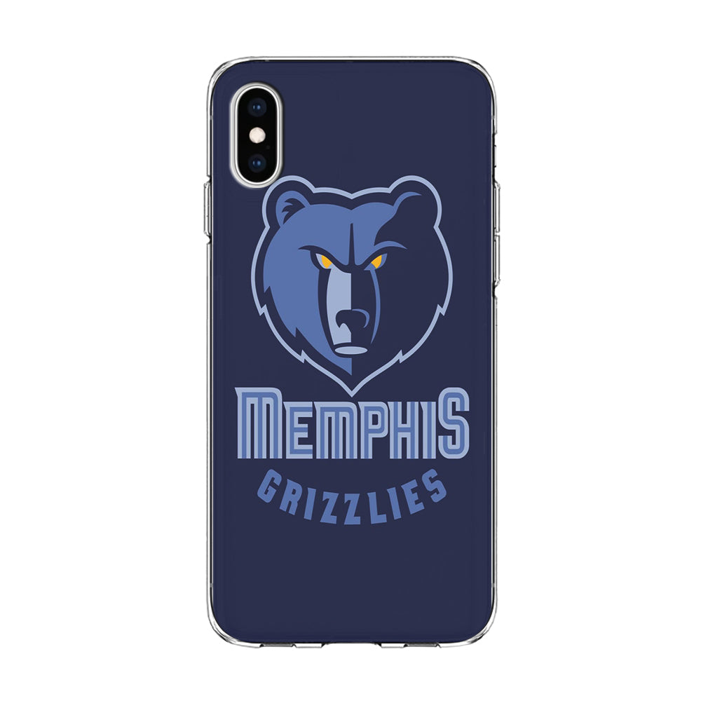 NBA Memphis Grizzlies Basketball 001 iPhone Xs Case-Phone Case-Clear Soft Case-Altracase
