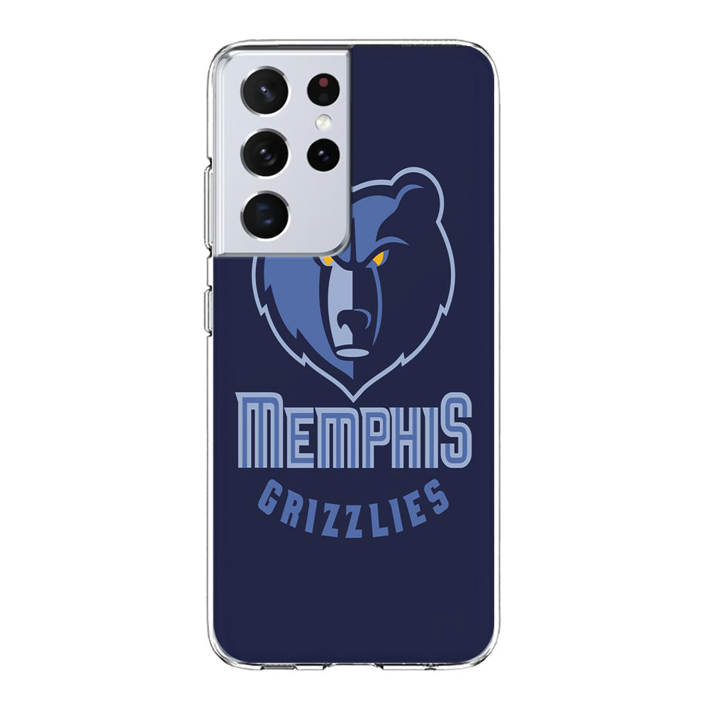 NBA Memphis Grizzlies Basketball 001 Samsung Galaxy S21 Ultra Case-Phone Case-Clear Soft Case-Altracase
