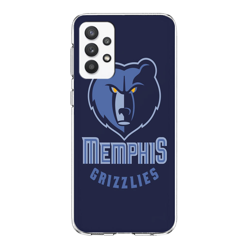 NBA Memphis Grizzlies Basketball 001 Samsung Galaxy A32 Case-Phone Case-Clear Soft Case-Altracase