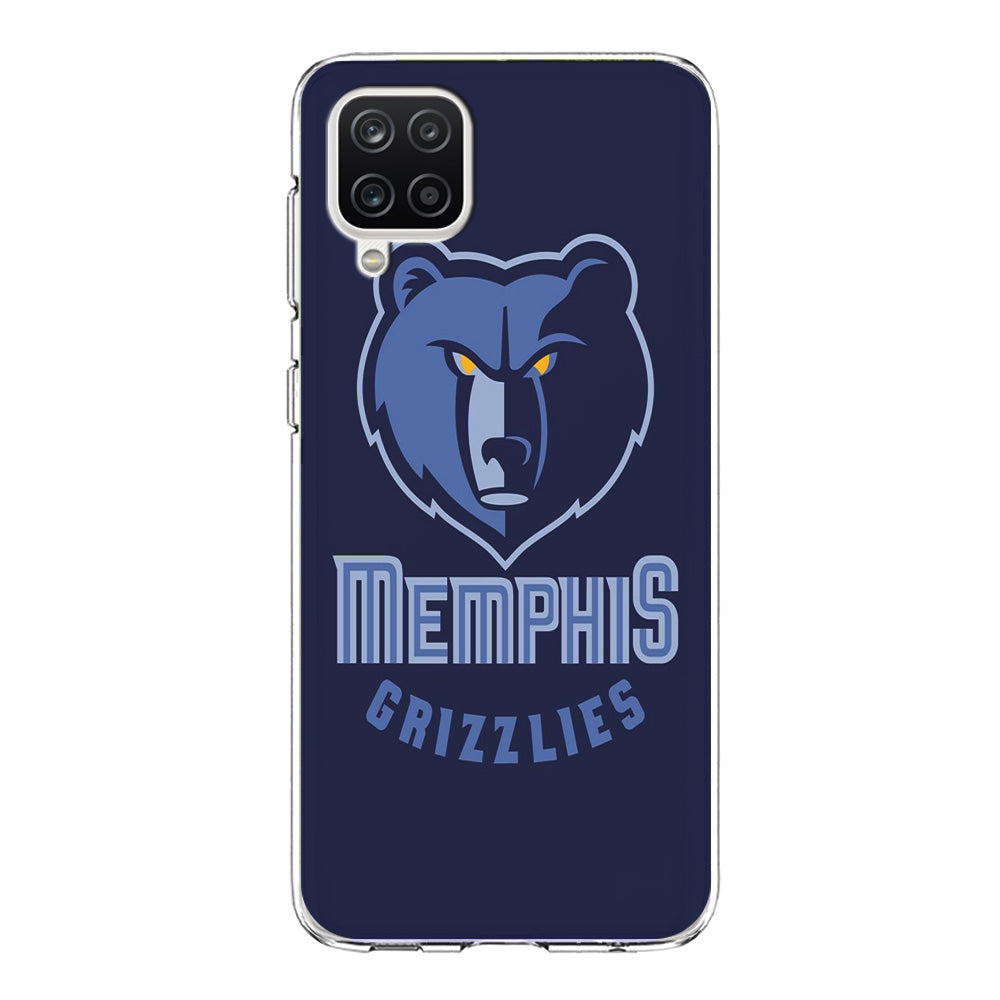 NBA Memphis Grizzlies Basketball 001 Samsung Galaxy A12 Case-Phone Case-Clear Soft Case-Altracase