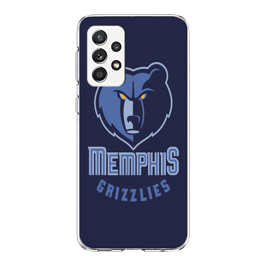 NBA Memphis Grizzlies Basketball 001 Samsung Galaxy A72 Case-Phone Case-Clear Soft Case-Altracase