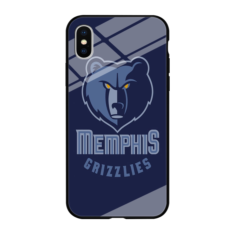NBA Memphis Grizzlies Basketball 001 iPhone Xs Case-Phone Case-Tempered Glass Case-Altracase