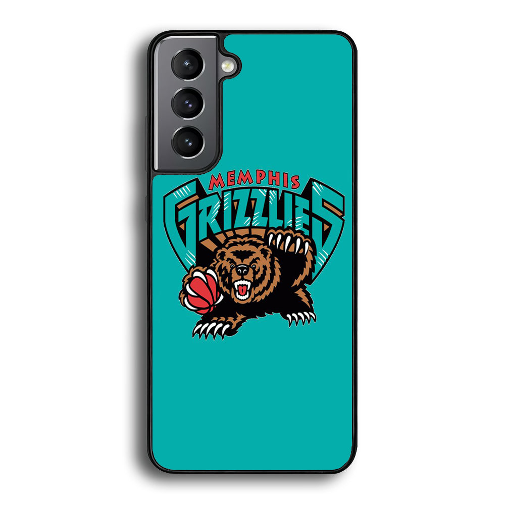 NBA Memphis Grizzlies Basketball 002 Samsung Galaxy S23 Case-Phone Case-Rubber Black (2D Case)-Altracase