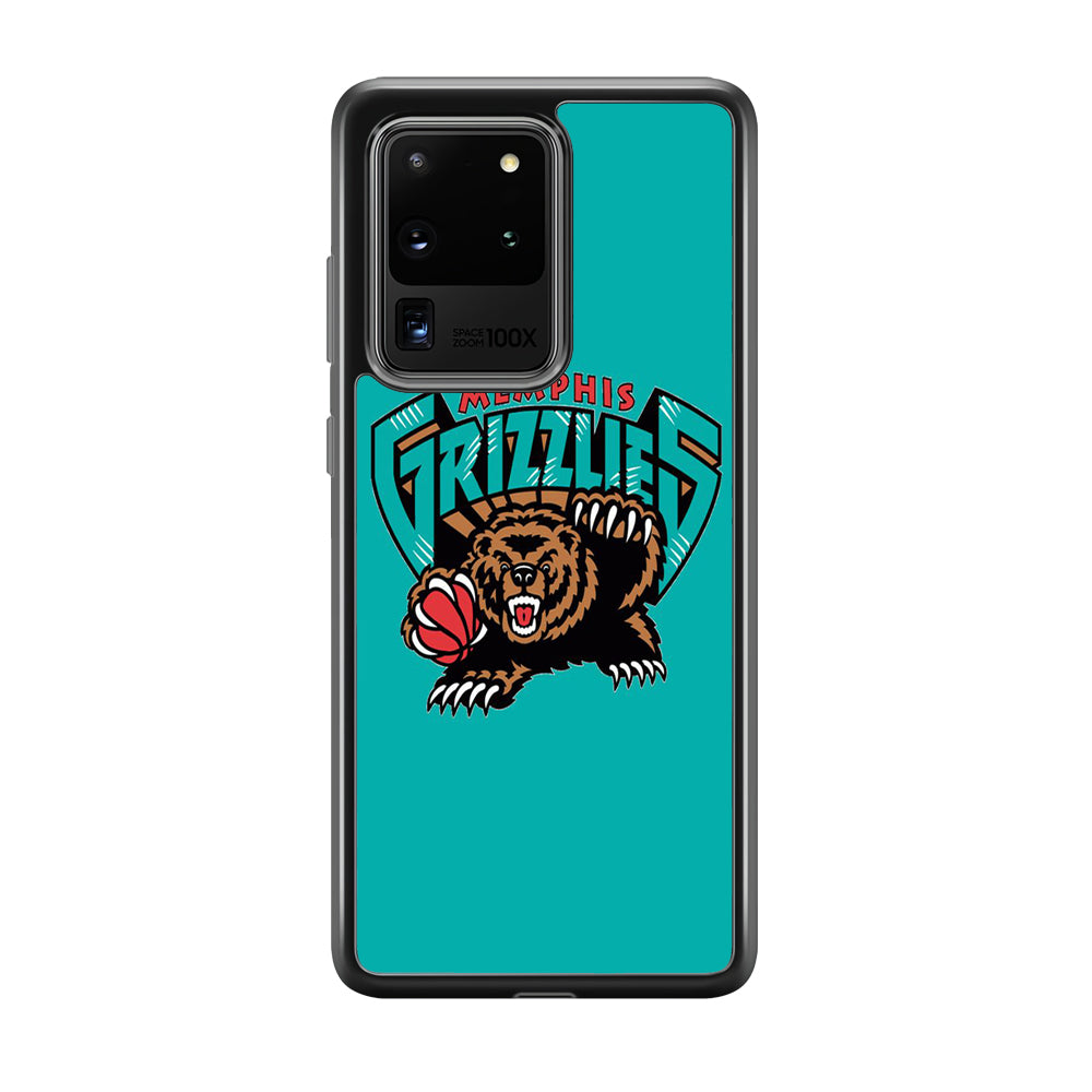 NBA Memphis Grizzlies Basketball 002 Samsung Galaxy S20 Ultra Case-Phone Case-Tempered Glass Case-Altracase