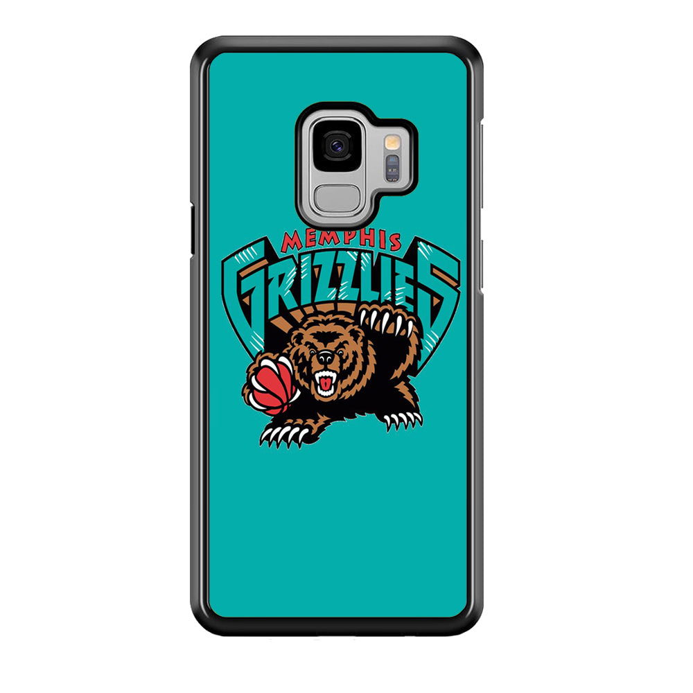 NBA Memphis Grizzlies Basketball 002 Samsung Galaxy S9 Case-Phone Case-Rubber Black (2D Case)-Altracase
