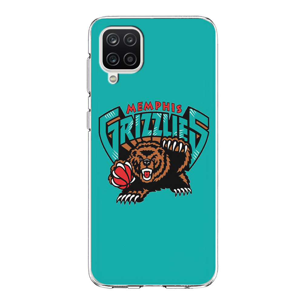 NBA Memphis Grizzlies Basketball 002 Samsung Galaxy A12 Case-Phone Case-Clear Soft Case-Altracase