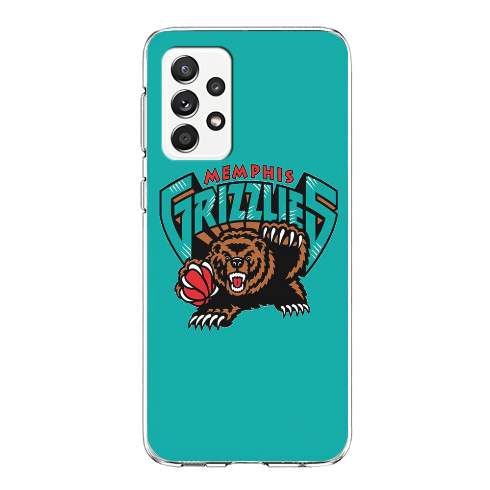 NBA Memphis Grizzlies Basketball 002 Samsung Galaxy A72 Case-Phone Case-Clear Soft Case-Altracase
