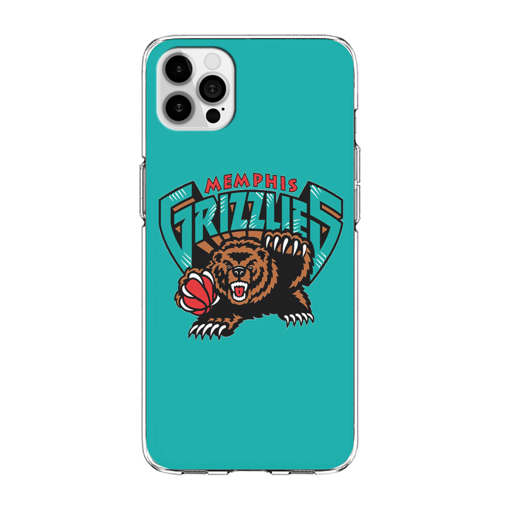 NBA Memphis Grizzlies Basketball 002 iPhone 15 Pro Max Case-Phone Case-Clear Soft Case-Altracase