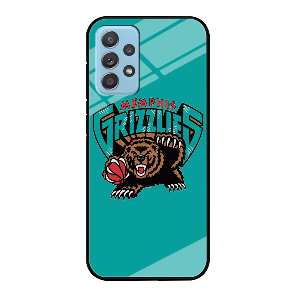 NBA Memphis Grizzlies Basketball 002 Samsung Galaxy A72 Case-Phone Case-Tempered Glass Case-Altracase