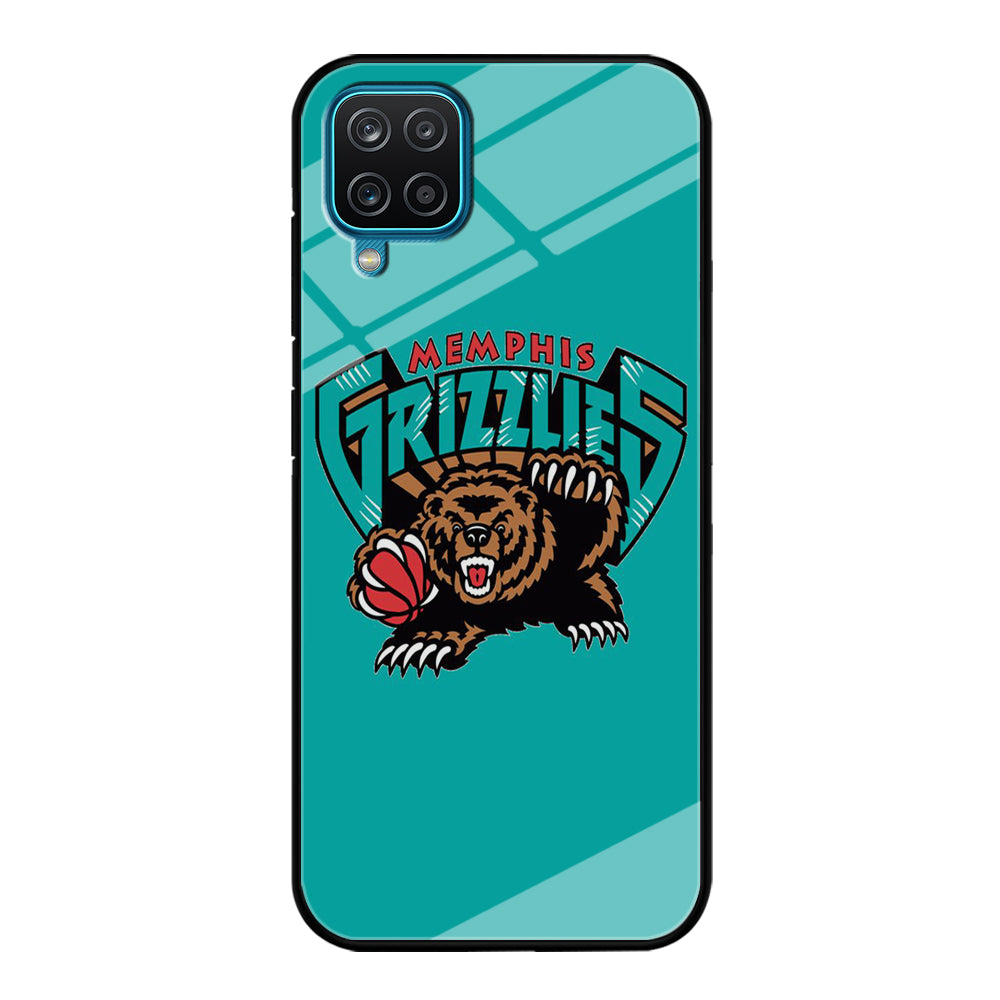 NBA Memphis Grizzlies Basketball 002 Samsung Galaxy A12 Case-Phone Case-Tempered Glass Case-Altracase