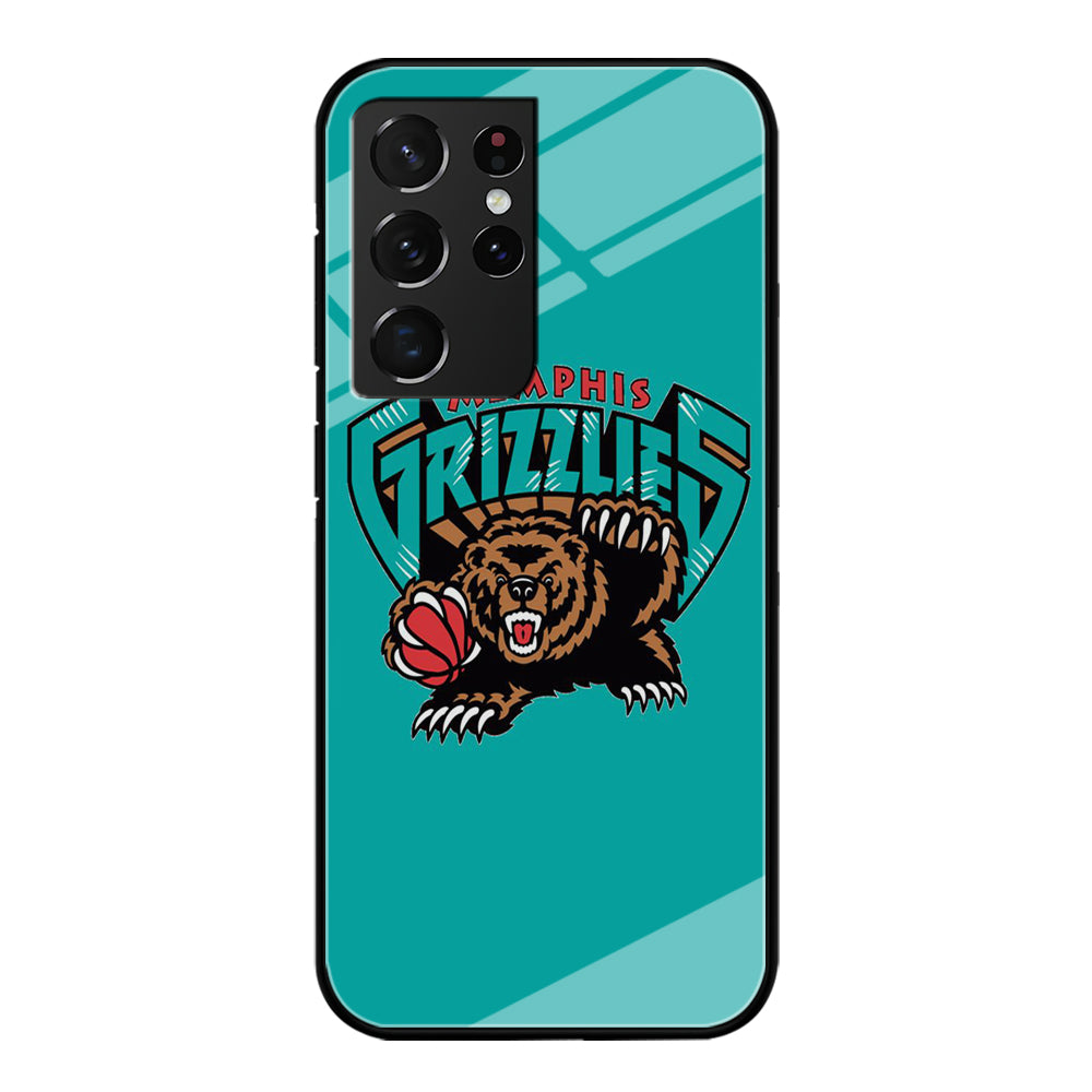 NBA Memphis Grizzlies Basketball 002 Samsung Galaxy S21 Ultra Case-Phone Case-Tempered Glass Case-Altracase
