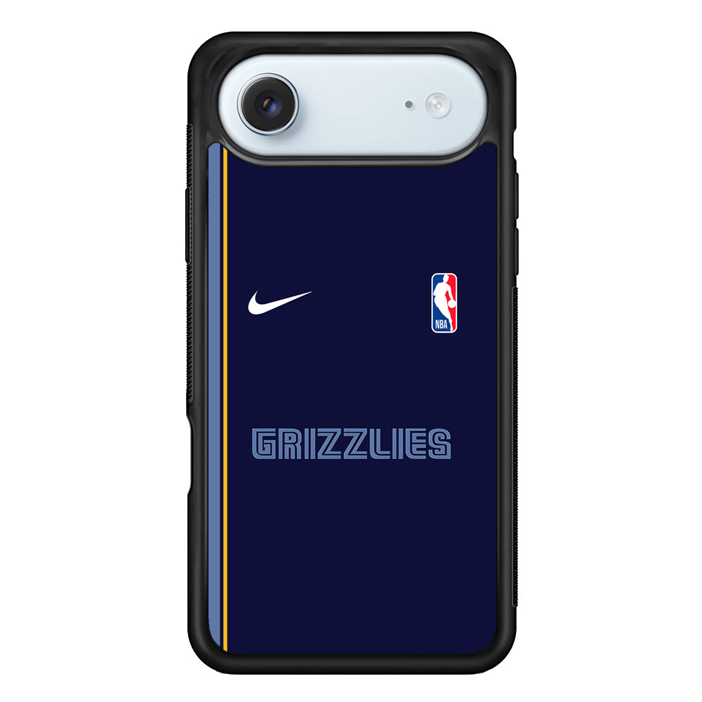 NBA Memphis Grizzlies Navy Nike iPhone 17 Air Case - Altracase