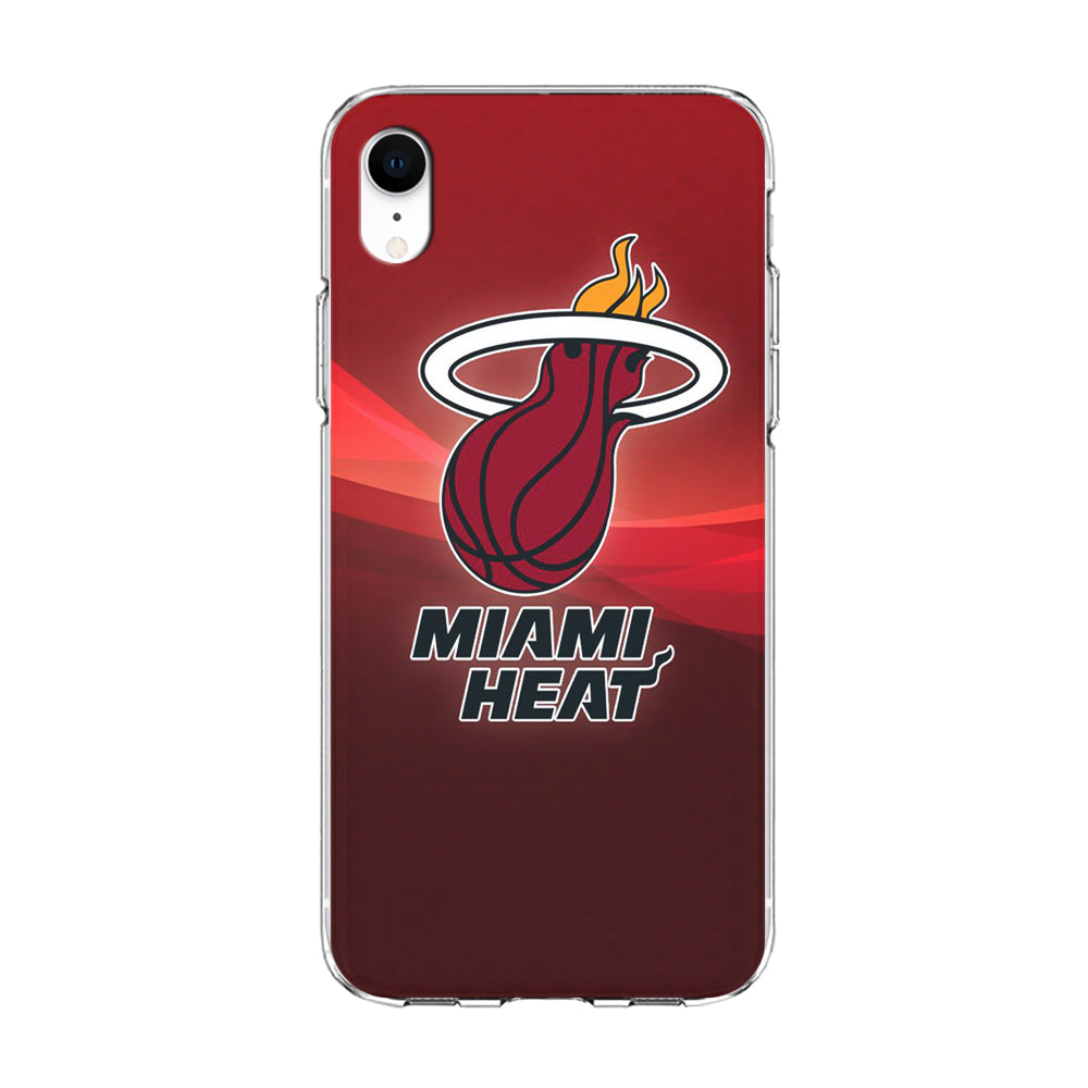 NBA Miami Heat Basketball 001 iPhone XR Case-Phone Case-Clear Soft Case-Altracase