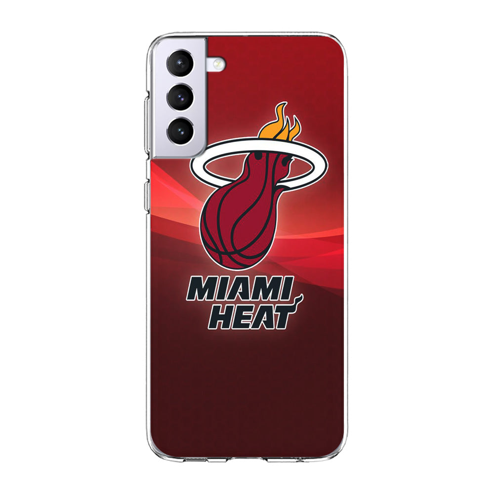 NBA Miami Heat Basketball 001 Samsung Galaxy S24 Plus Case-Phone Case-Clear Soft Case-Altracase