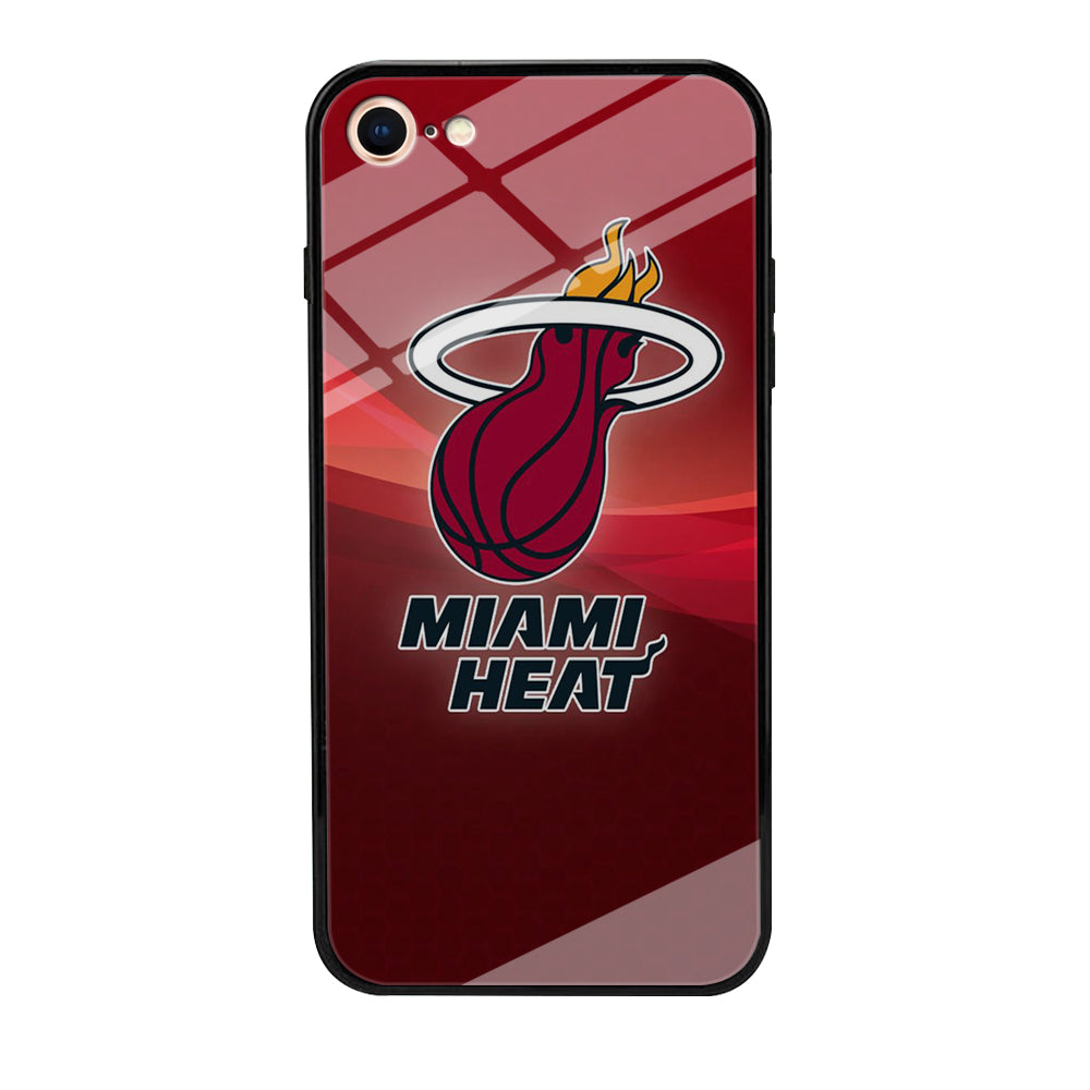 NBA Miami Heat Basketball 001 iPhone SE 3 2022 Case-Phone Case-Tempered Glass Case-Altracase