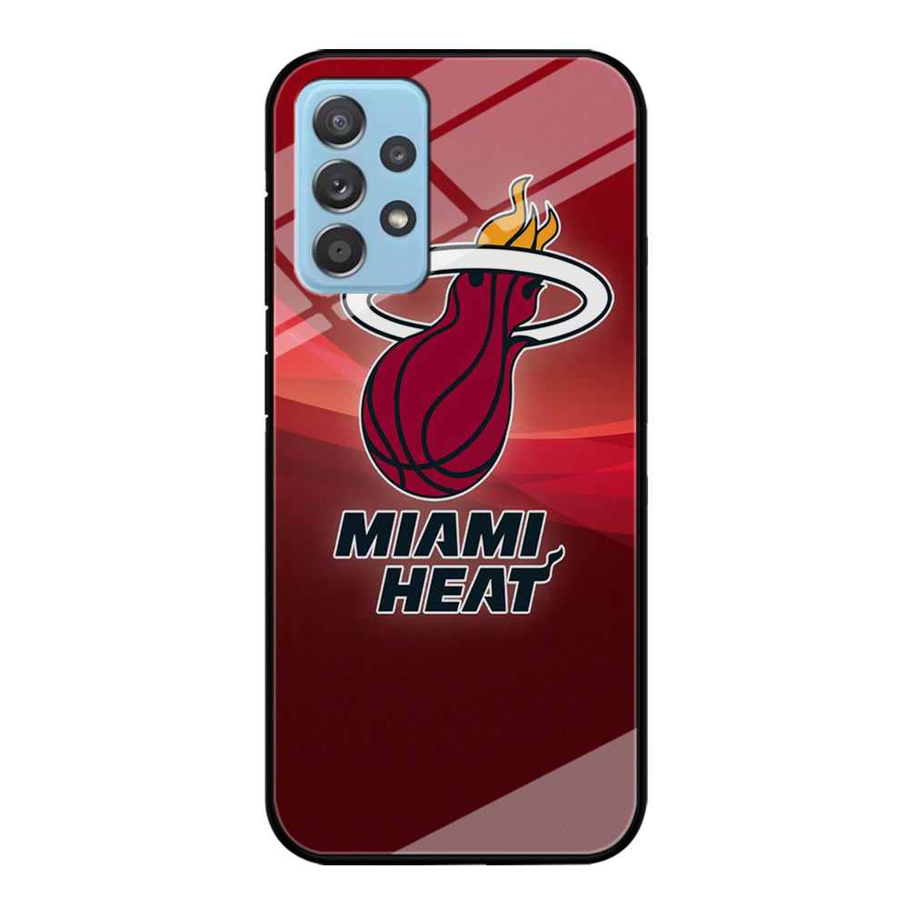 NBA Miami Heat Basketball 001 Samsung Galaxy A72 Case-Phone Case-Tempered Glass Case-Altracase