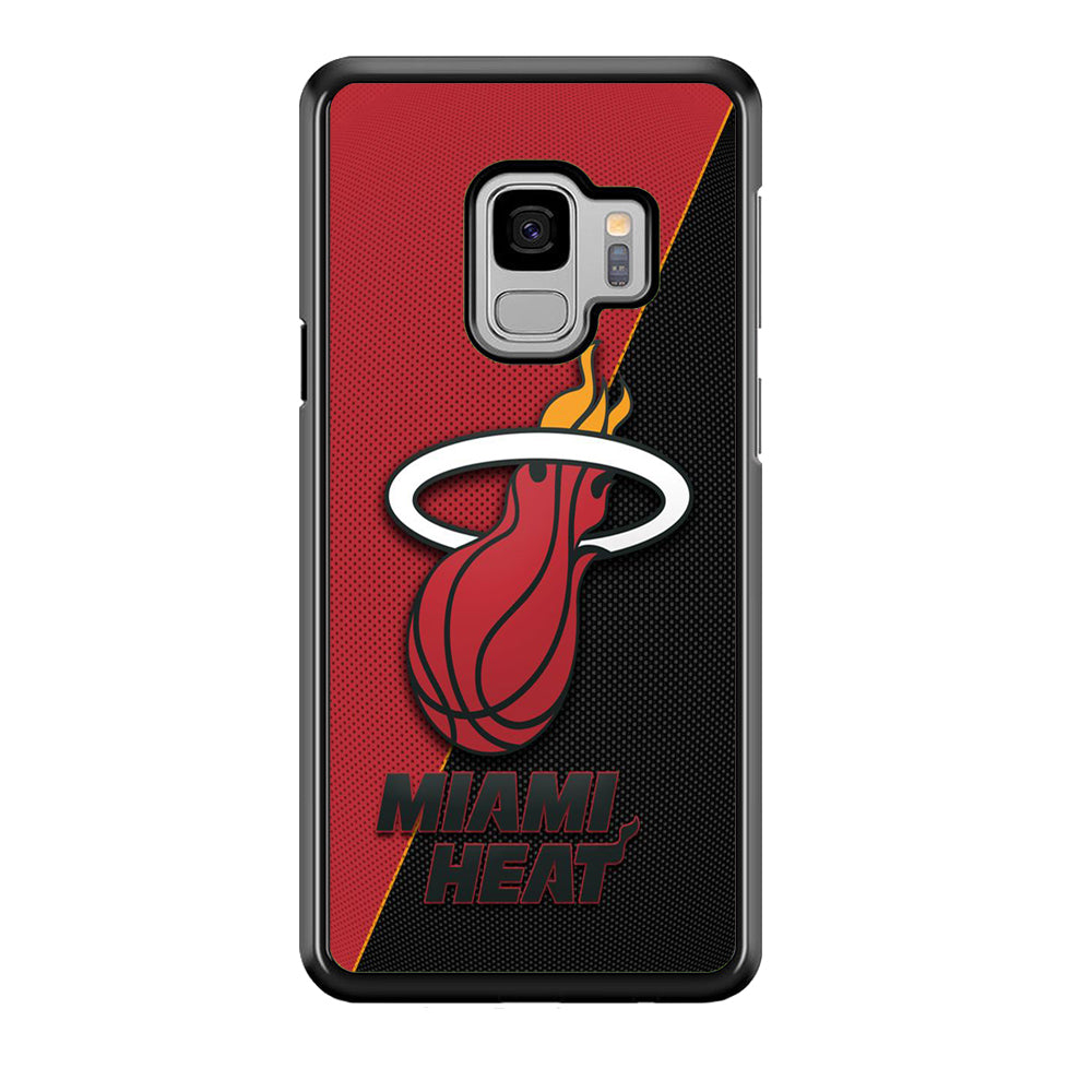 NBA Miami Heat Basketball 002 Samsung Galaxy S9 Case-Phone Case-Tempered Glass Case-Altracase
