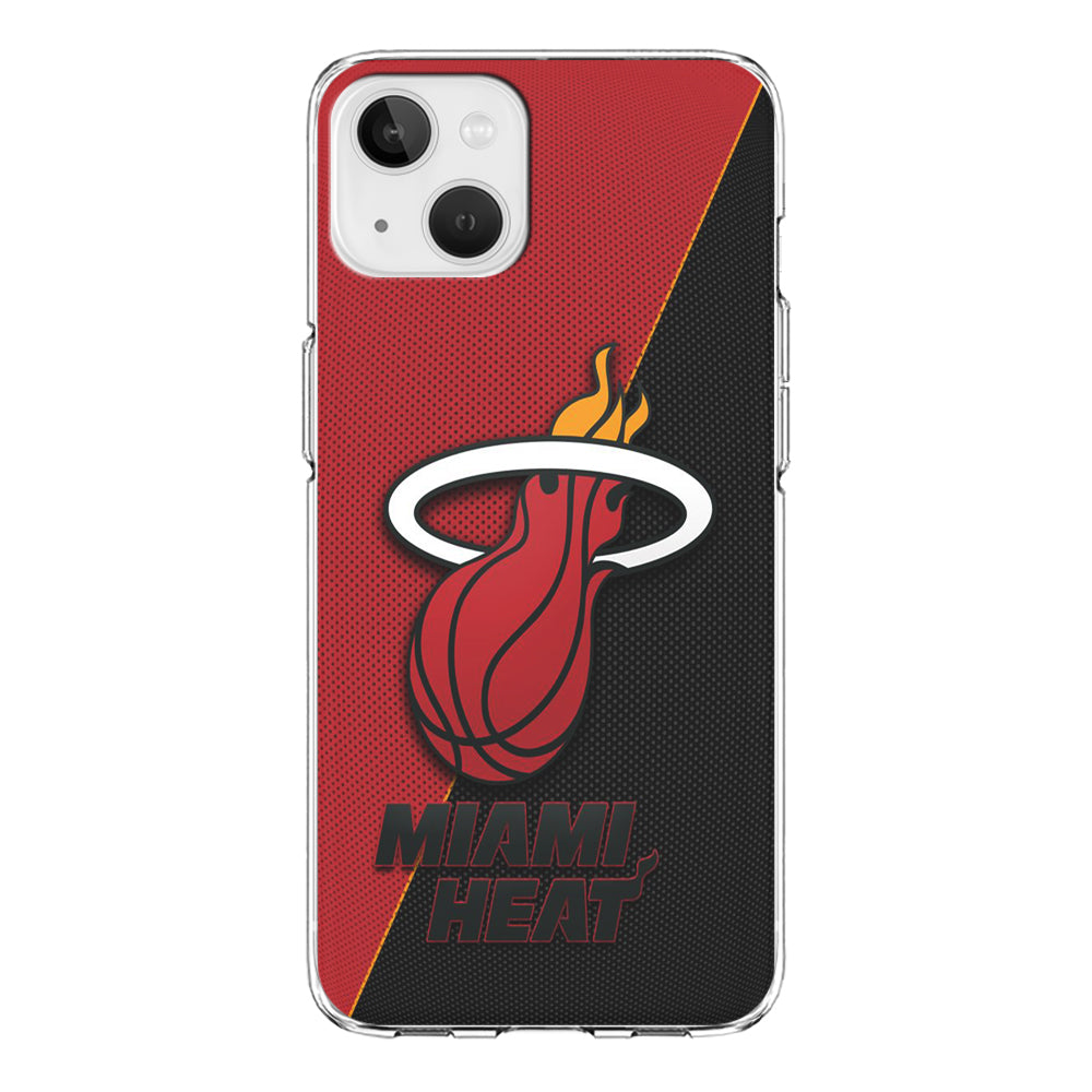 NBA Miami Heat Basketball 002 iPhone 14 Case-Phone Case-Clear Soft Case-Altracase