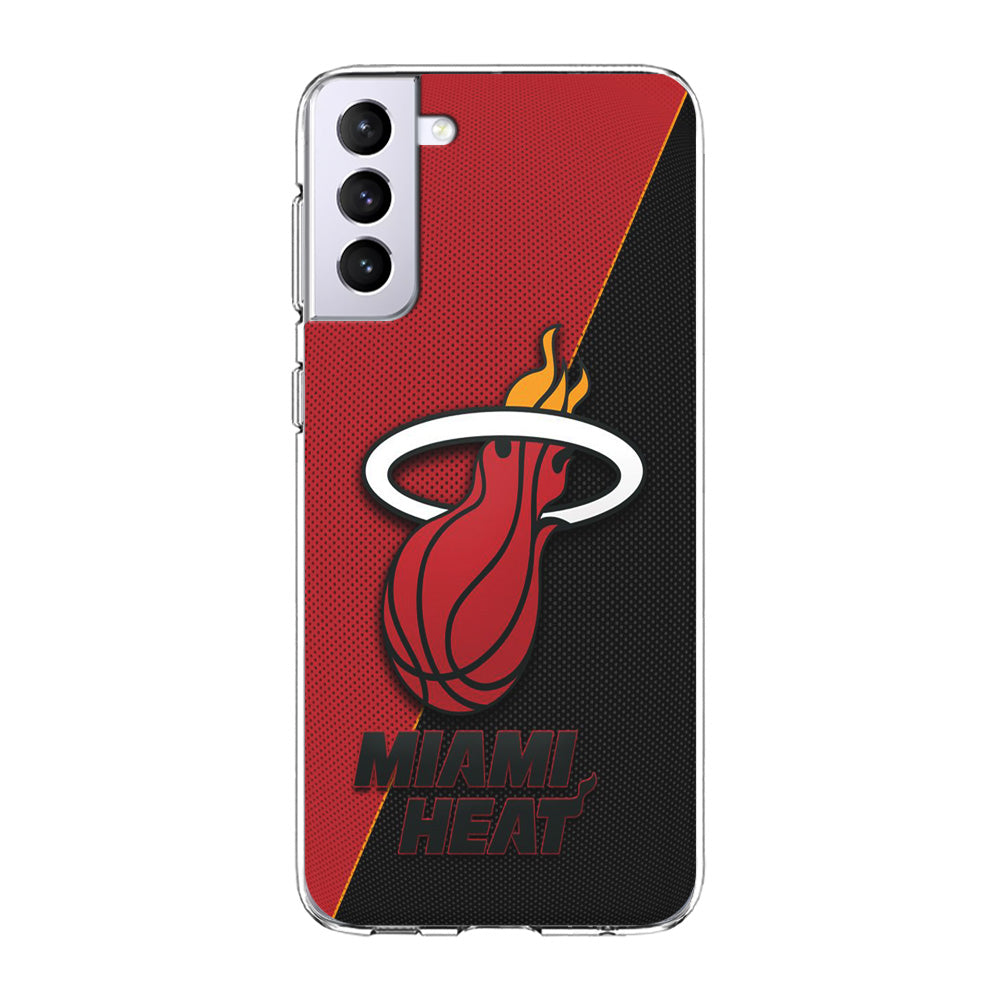 NBA Miami Heat Basketball 002 Samsung Galaxy S24 Plus Case-Phone Case-Clear Soft Case-Altracase