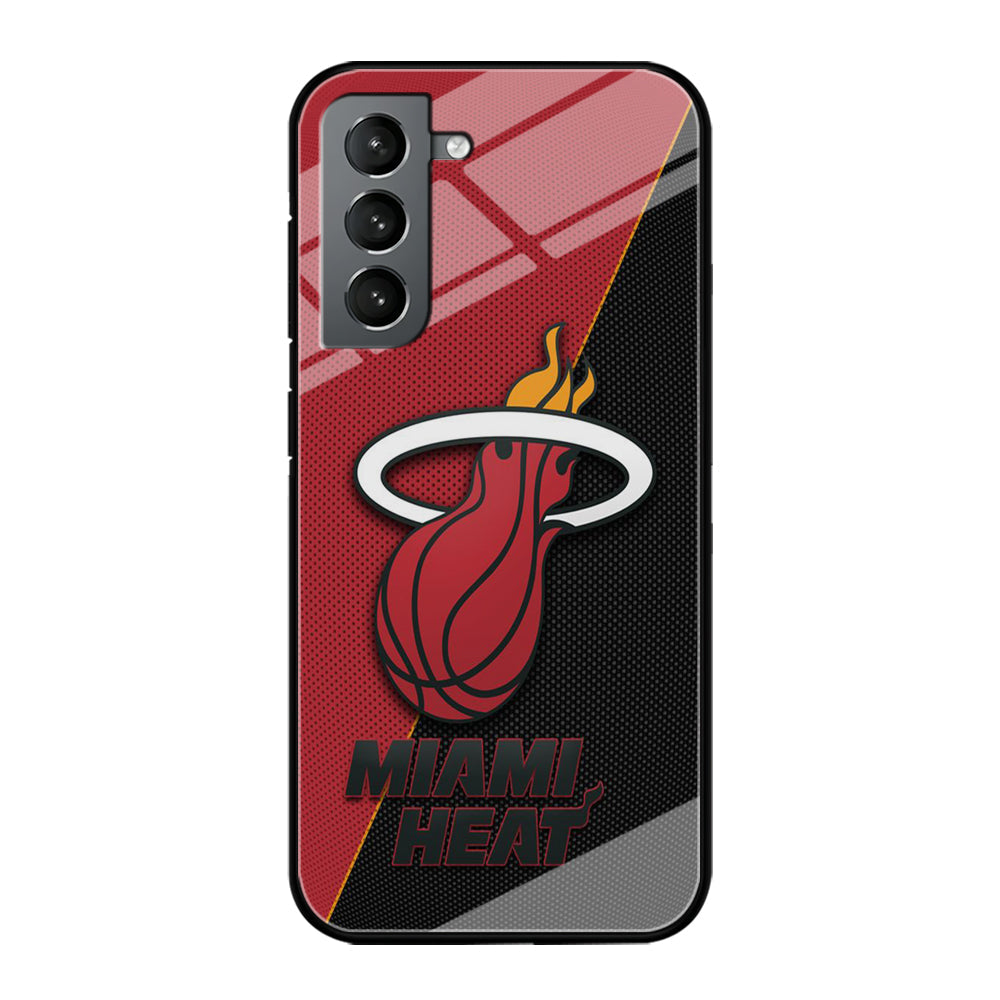 NBA Miami Heat Basketball 002 Samsung Galaxy S24 Case-Phone Case-Tempered Glass Case-Altracase