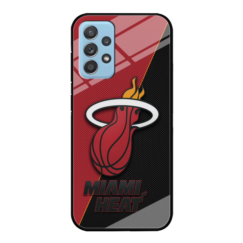 NBA Miami Heat Basketball 002 Samsung Galaxy A72 Case-Phone Case-Tempered Glass Case-Altracase