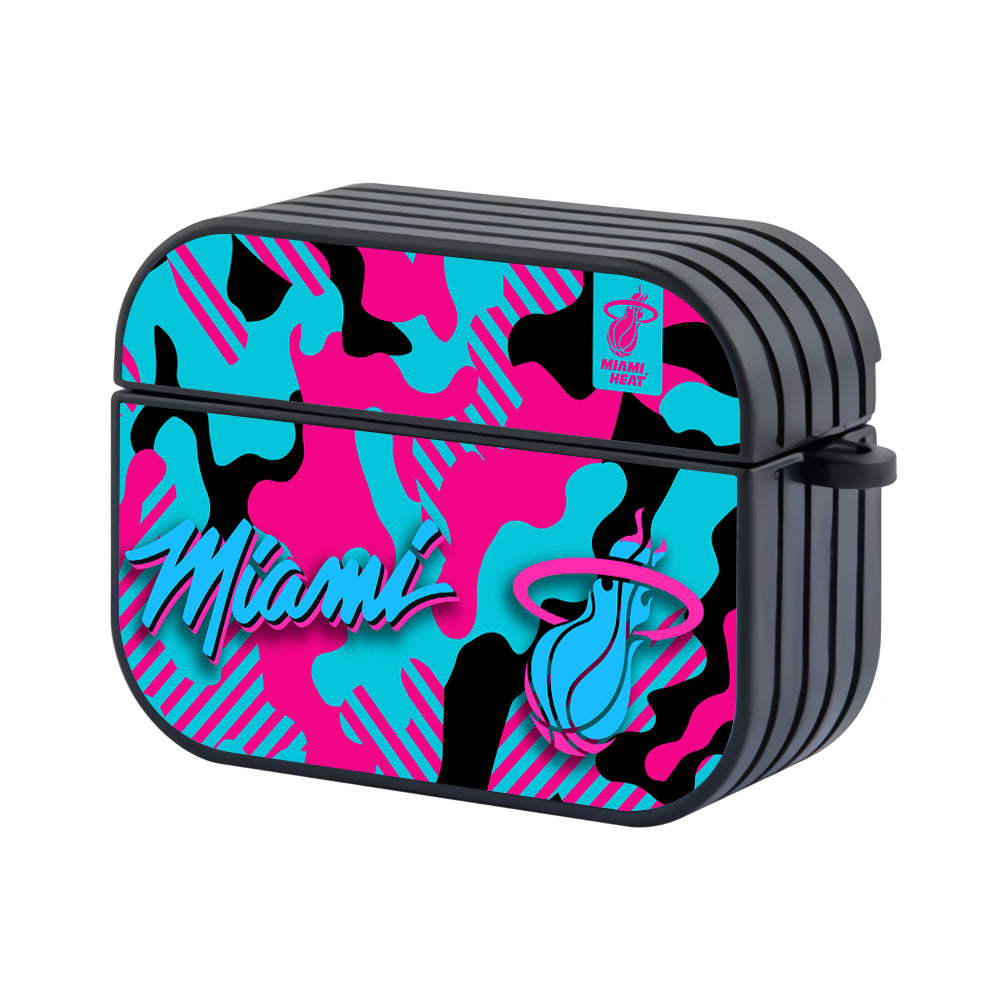 NBA Miami Heat Camouflage of Energy Apple Airpods Pro Case-AirPods Pro Case-Altracase