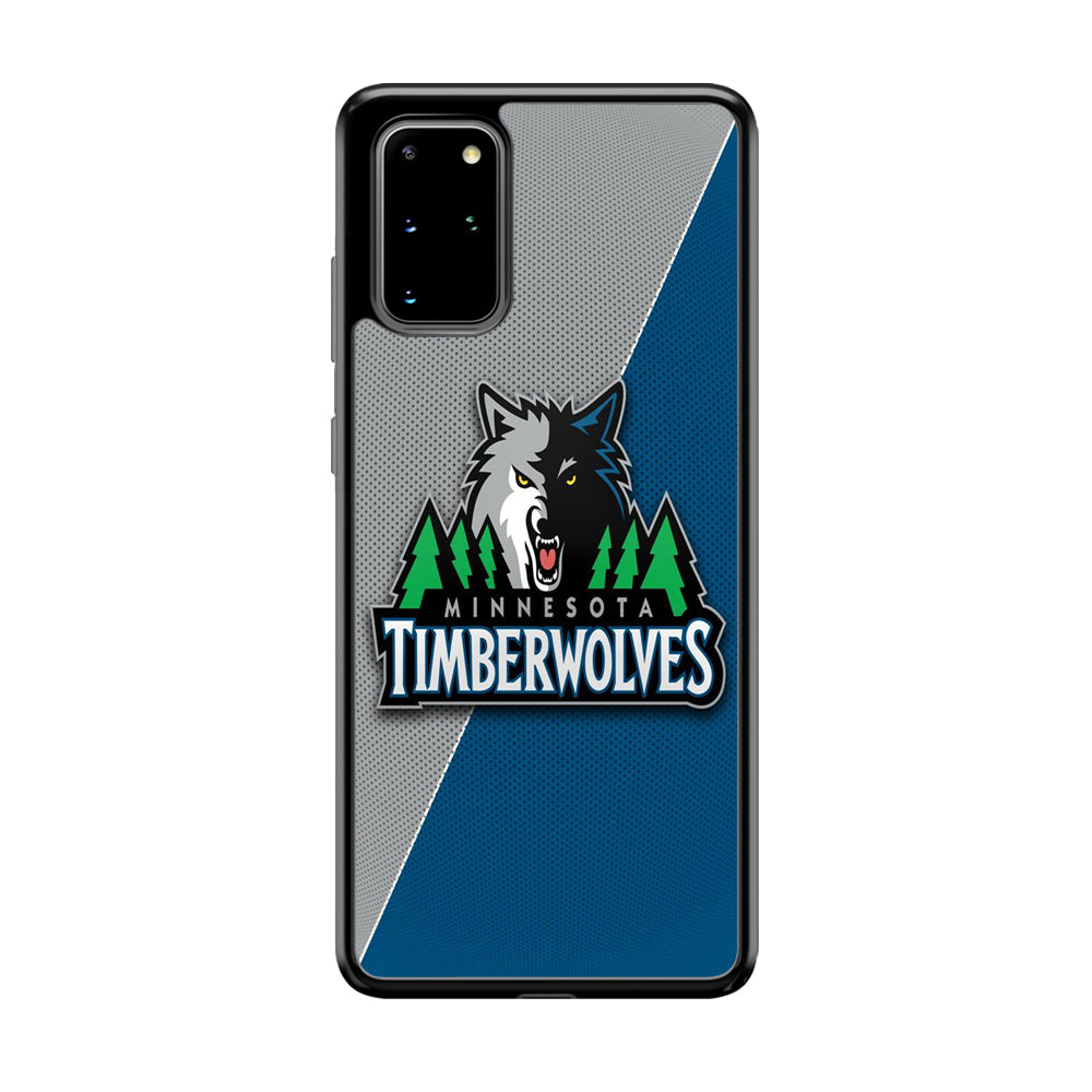NBA Minnesota Timberwolves Basketball 001 Samsung Galaxy S20 Plus Case-Phone Case-Rubber Black (2D Case)-Altracase