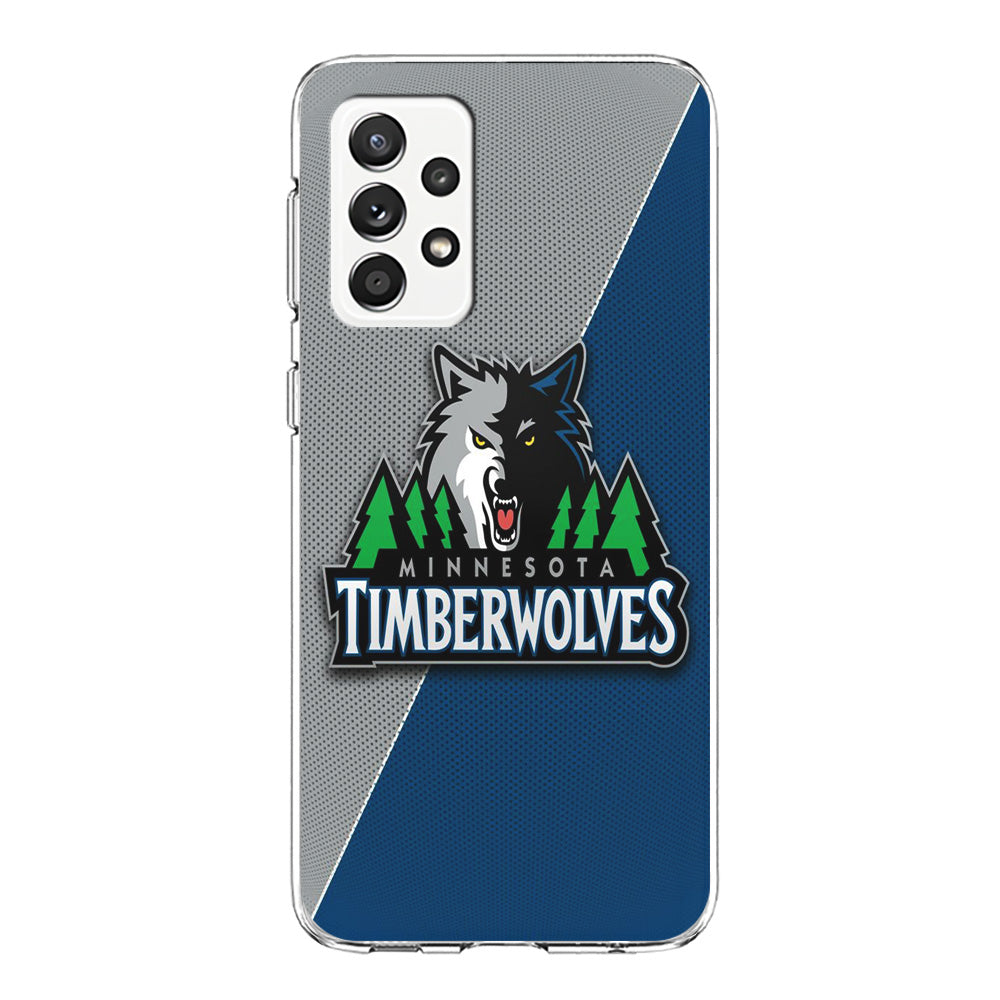 NBA Minnesota Timberwolves Basketball 001 Samsung Galaxy A72 Case-Phone Case-Clear Soft Case-Altracase