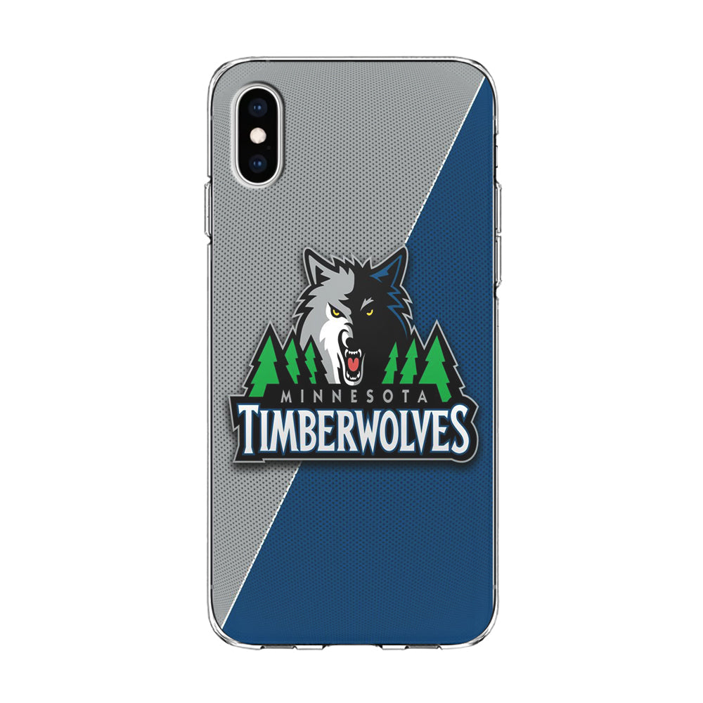 NBA Minnesota Timberwolves Basketball 001 iPhone Xs Case-Phone Case-Clear Soft Case-Altracase