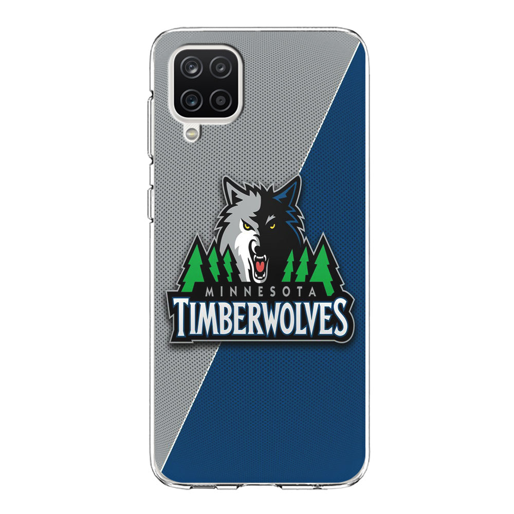 NBA Minnesota Timberwolves Basketball 001 Samsung Galaxy A12 Case-Phone Case-Clear Soft Case-Altracase