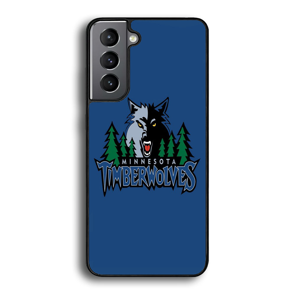 NBA Minnesota Timberwolves Basketball 002 Samsung Galaxy S25 Plus Case-Phone Case-Rubber Black (2D Case)-Altracase