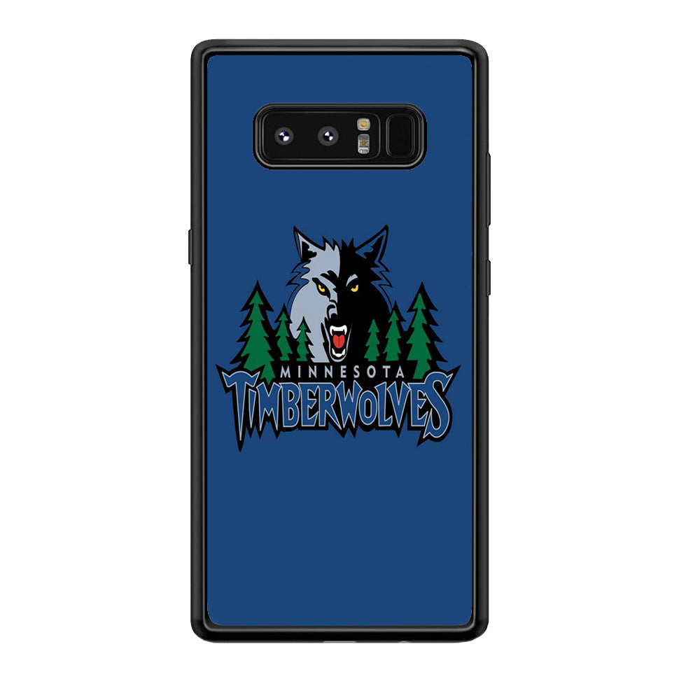 NBA Minnesota Timberwolves Basketball 002 Samsung Galaxy Note 8 Case-Phone Case-Tempered Glass Case-Altracase