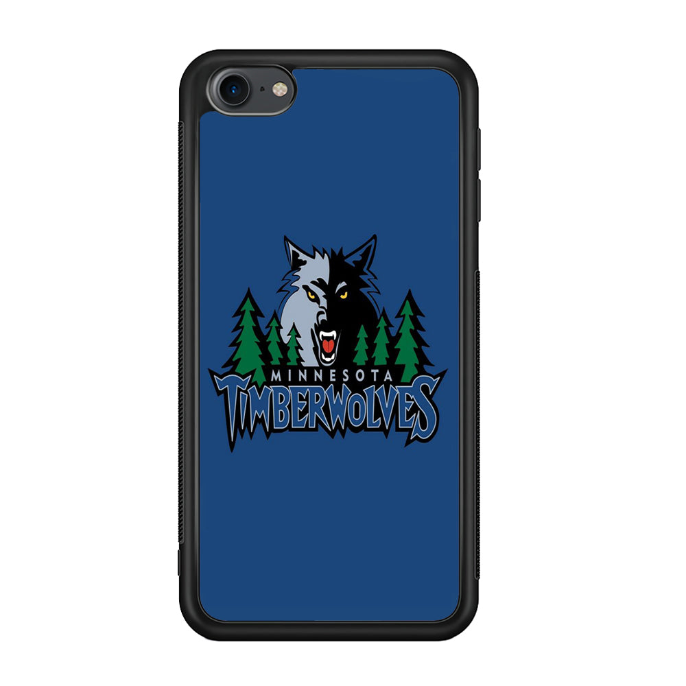 NBA Minnesota Timberwolves Basketball 002 iPod Touch 6 Case-Phone Case-Rubber White (2D Case)-Altracase