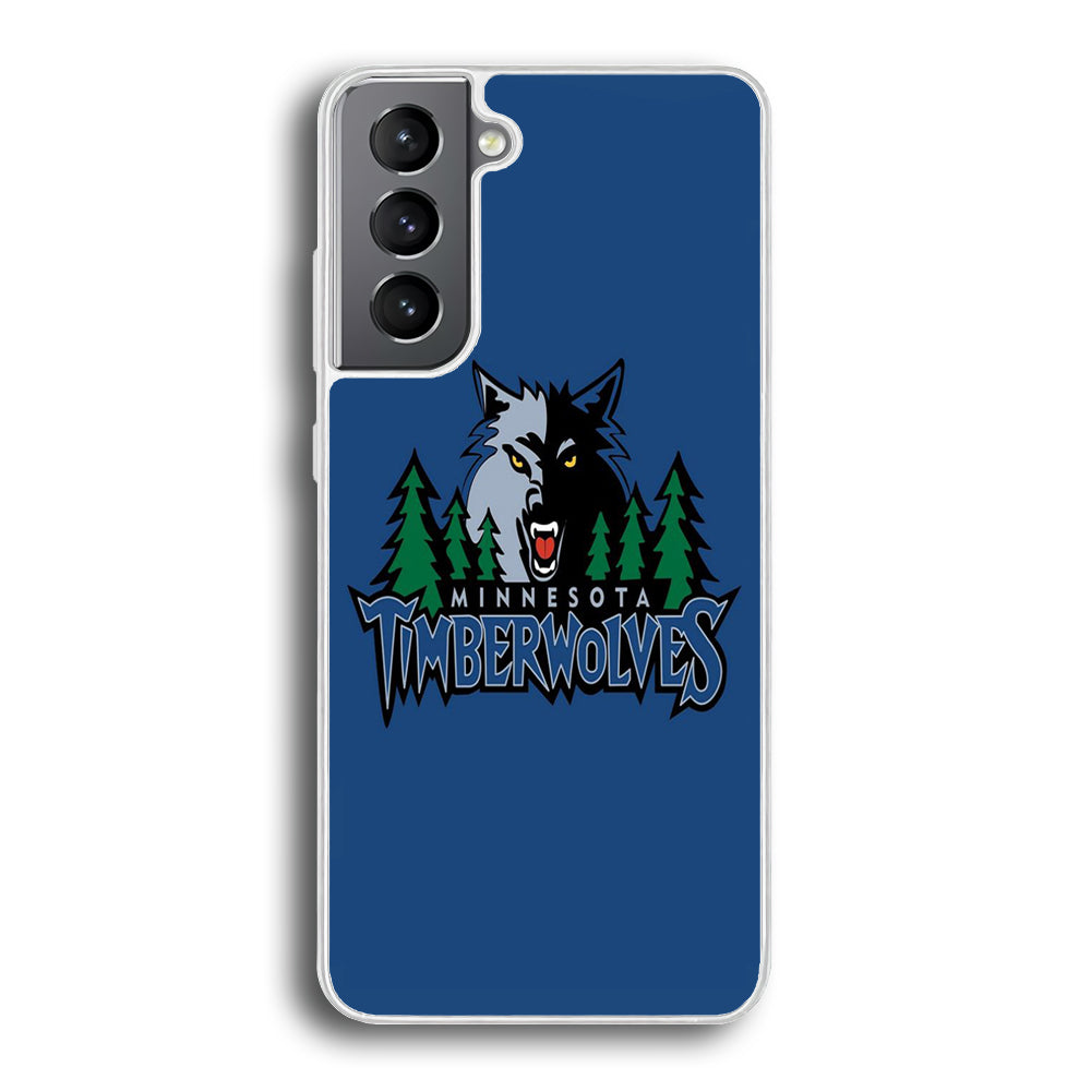 NBA Minnesota Timberwolves Basketball 002 Samsung Galaxy S24 Plus Case-Phone Case-Rubber White (2D Case)-Altracase