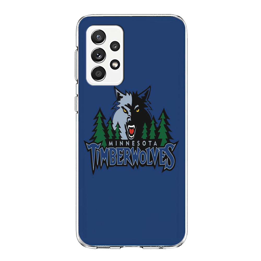 NBA Minnesota Timberwolves Basketball 002 Samsung Galaxy A52 Case-Phone Case-Clear Soft Case-Altracase
