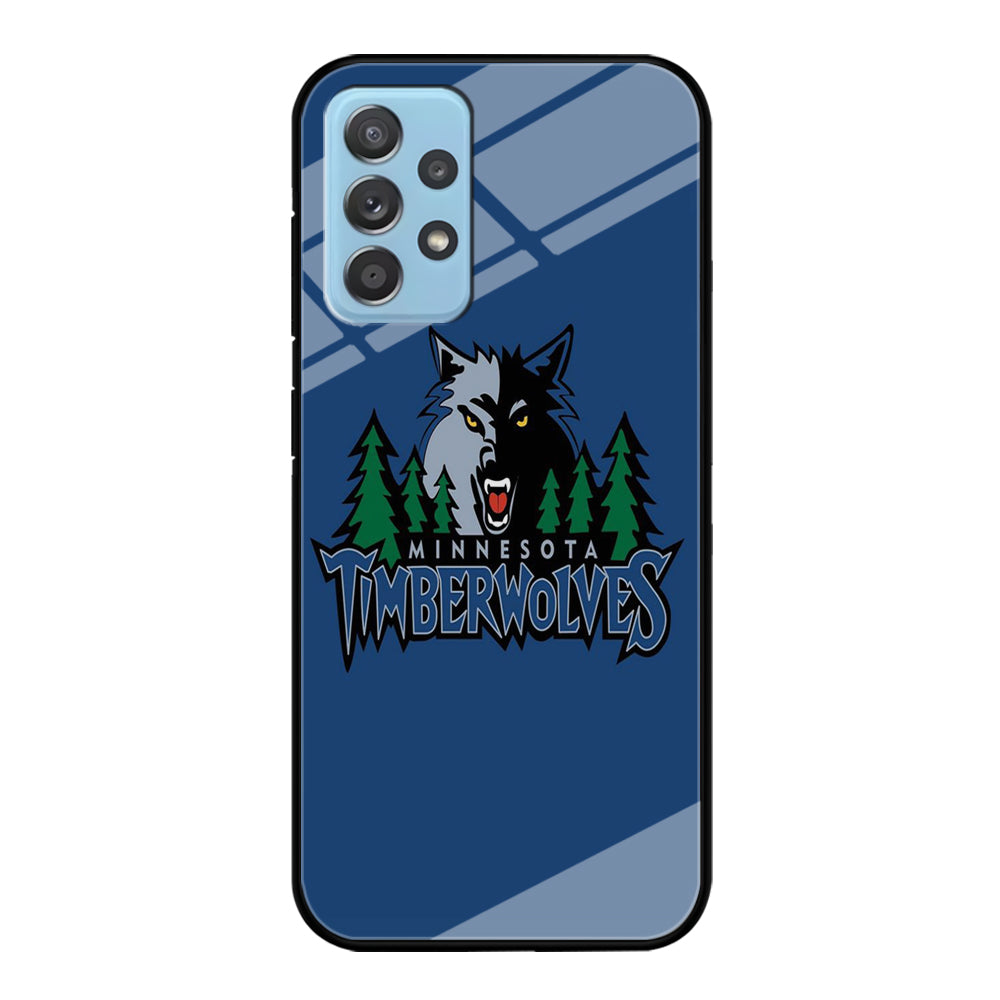 NBA Minnesota Timberwolves Basketball 002 Samsung Galaxy A72 Case-Phone Case-Tempered Glass Case-Altracase
