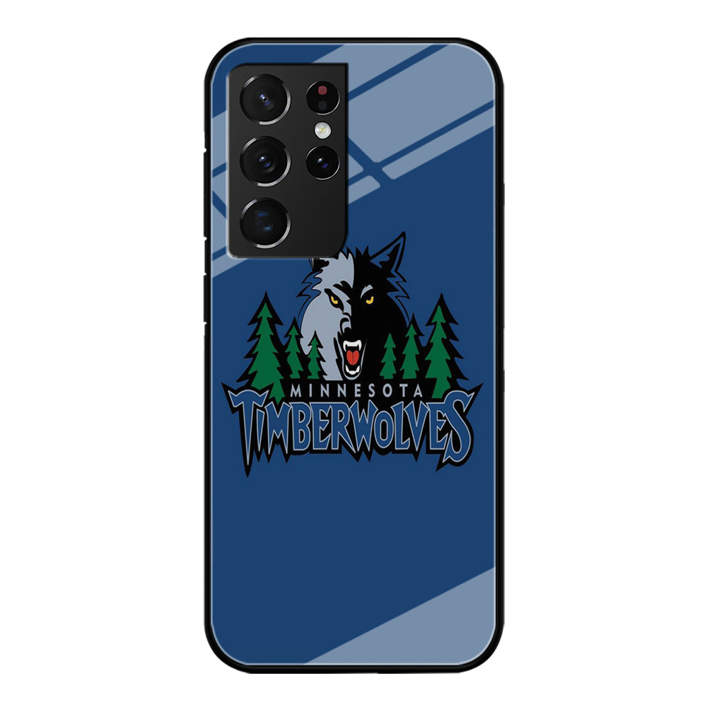NBA Minnesota Timberwolves Basketball 002 Samsung Galaxy S24 Ultra Case-Phone Case-Tempered Glass Case-Altracase
