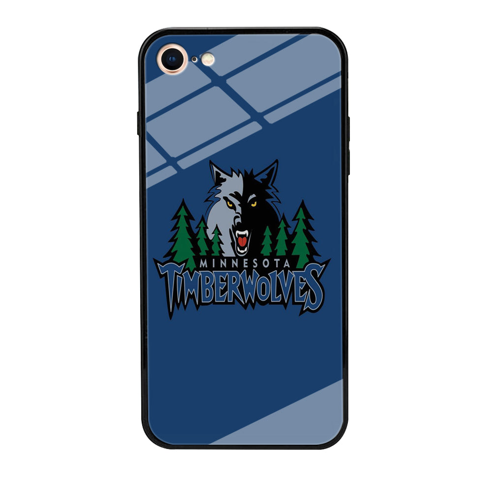 NBA Minnesota Timberwolves Basketball 002 iPhone SE 3 2022 Case-Phone Case-Tempered Glass Case-Altracase
