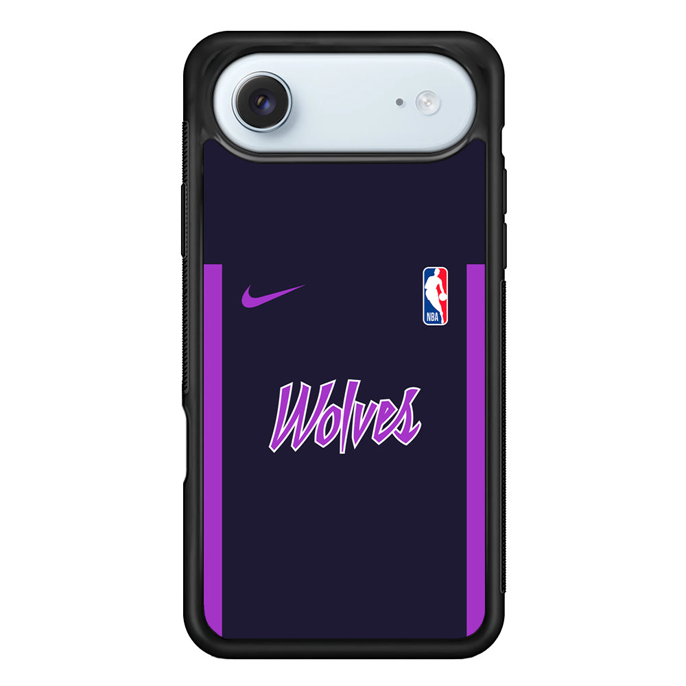 NBA Minnesota Timberwolves Purple Nike iPhone 17 Air Case - Altracase