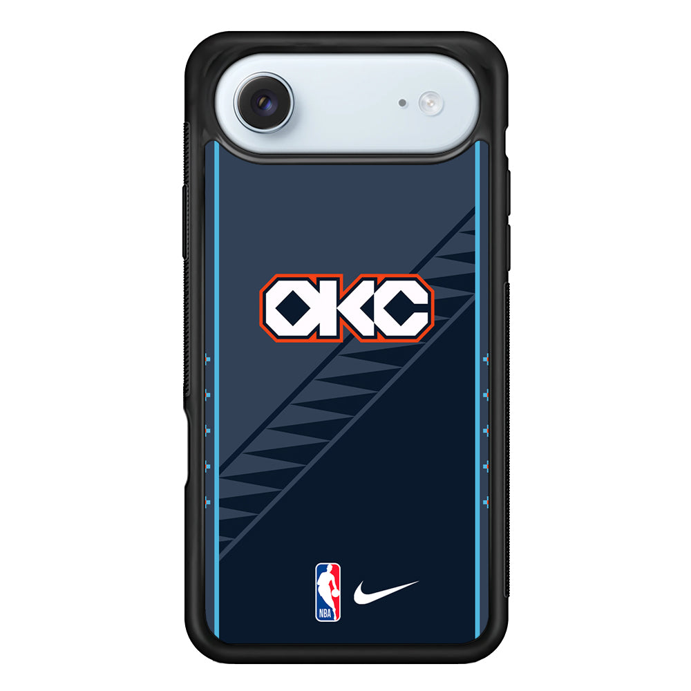 NBA Oklahoma City Thunder Navy Nike iPhone 17 Air Case - Altracase