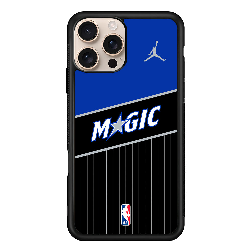 NBA Orlando Magic Black Jordan iPhone 16 Pro Case - Altracase