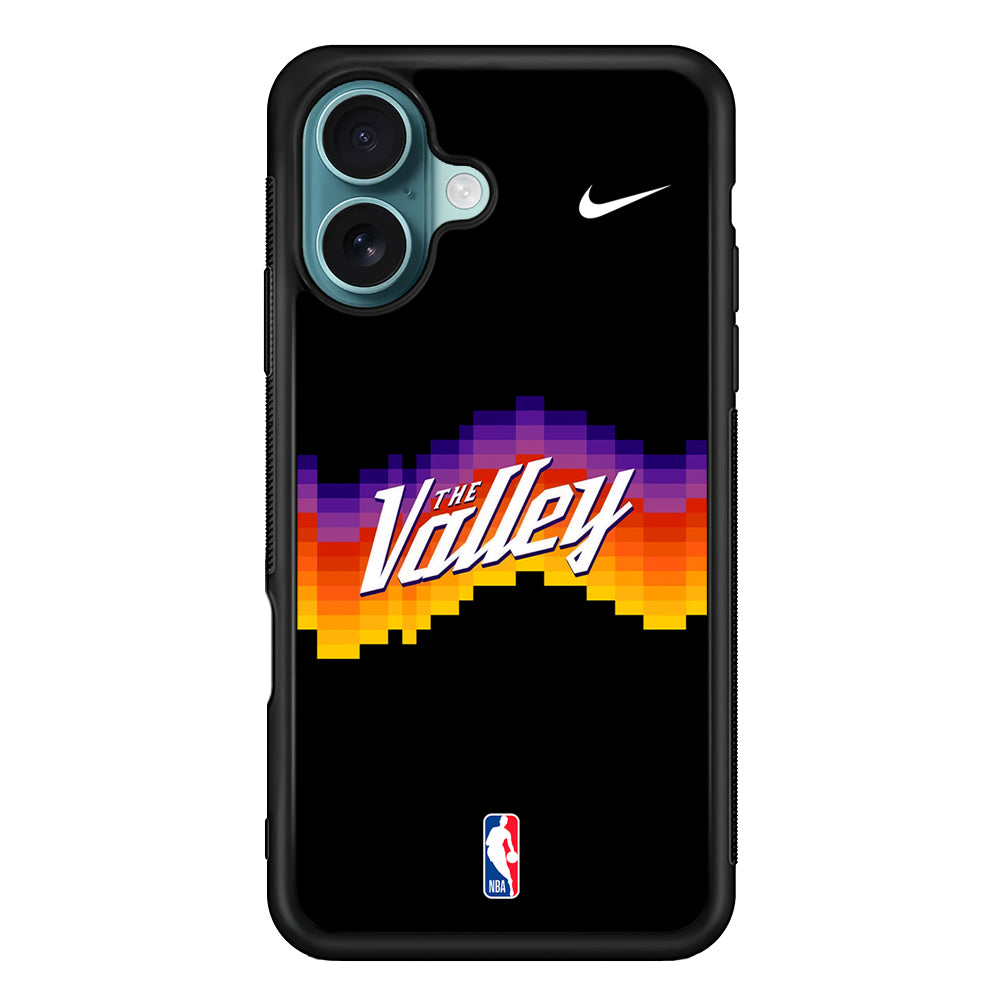 NBA Phoenix Suns Black Nike iPhone 16 Case - Altracase
